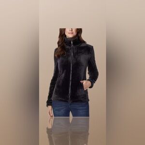 32 Degrees Heat Women's Plush Faux Fur Soft Jacket Size XS Color Black